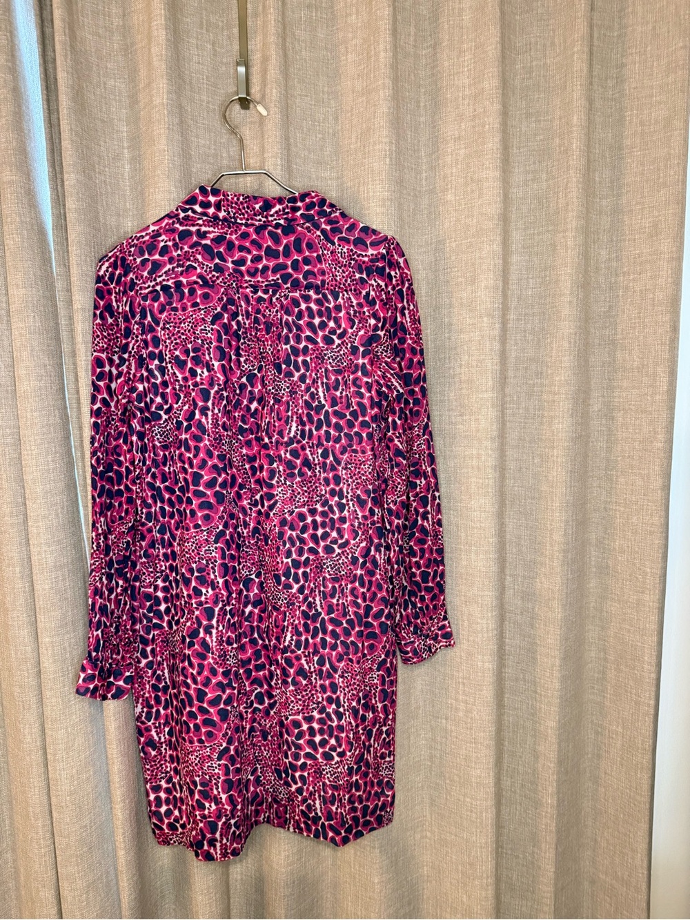 Lilly Pulitzer Elsa Tunic Dress Hollyhock Gigi Giraffe Pink Size 6 - Picture 4 of 8
